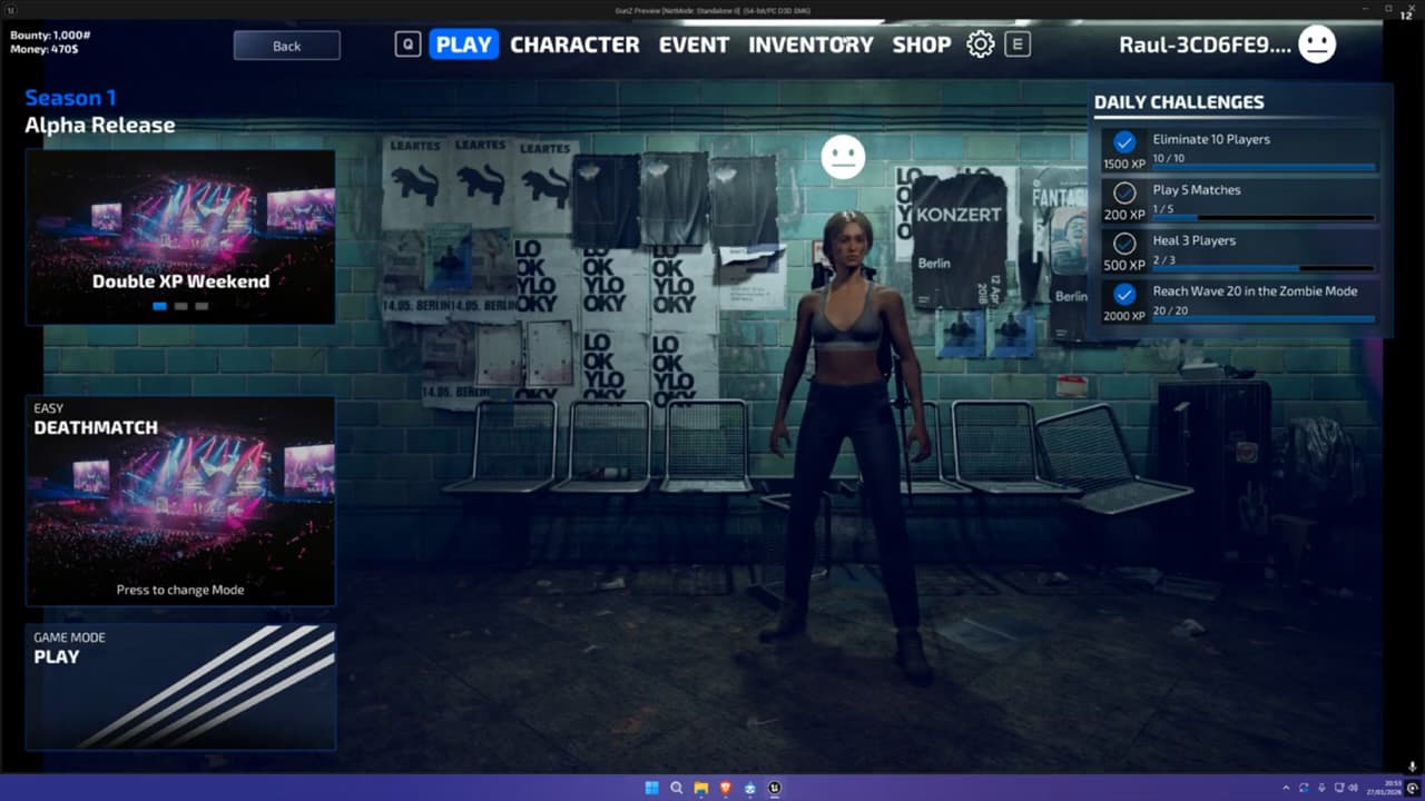 Character Slots | Lobby | Inventory screenshot 3